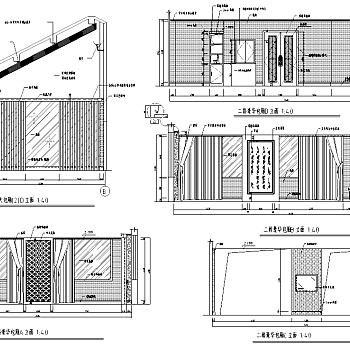 二层中式餐厅施工图