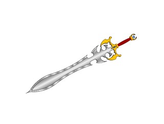 冷兵器宝剑组合skb模型分享，宝剑sketchup模型下载