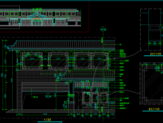 全新菜馆CAD施工图，中式饭店CAD施工图纸下载