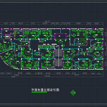 现代风格KTV装饰施工图，KTV全套建筑施工图纸下载