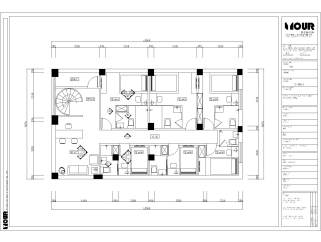 宁波小宾馆设计装修图CAD施工图图纸下载
