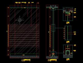 隔墙隔断全套CAD图库，隔墙隔断全套CAD图纸下载