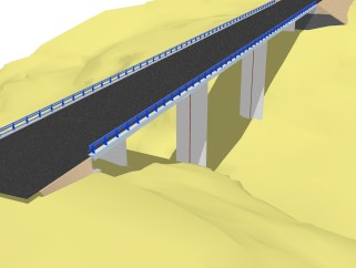 现代桥梁草图大师模型下载，sketchup桥梁su模型分享