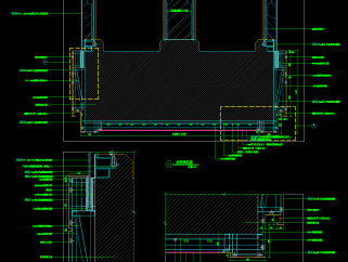 商业室内设计扶梯节点大样详图，扶梯剖面CAD图下载