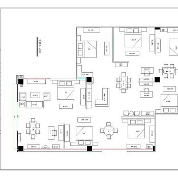 现代专卖店室内施工图cad图纸下载