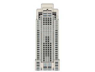 高层酒店草图大师模型下载、高层酒店su模型下载