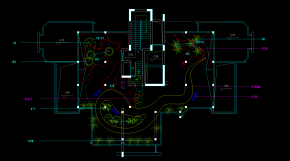 屋顶花园CAD施工图，屋顶花园CAD设计图纸下载