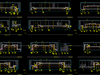 最新吊顶剖面CAD详图，吊顶剖面CAD图纸下载