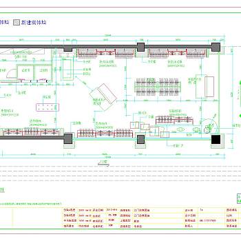现代服装店施工图cad图纸下载