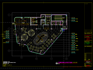 工装会所公寓CAD施工图，会所CAD施工图纸下载