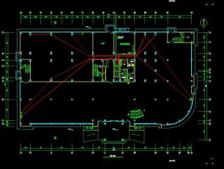 某地9层框架结构综合楼电气设计CAD图纸，综合楼电气设计CAD施工图下载