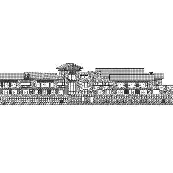 九塞沟特色酒店设计CAD建筑施工图