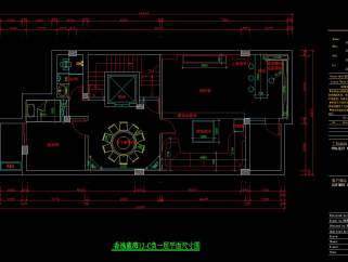 新中式风格别墅全套CAD施工图，CAD建筑图纸免费下载