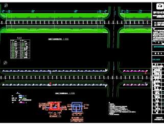 公路绿化带施工设计，绿化带CAD施工方案