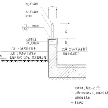 室内室外多种节点大样图纸