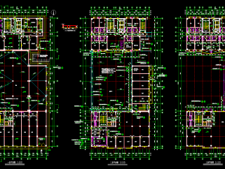 宾馆建筑全套施工图纸，宾馆CAD设计图纸下载