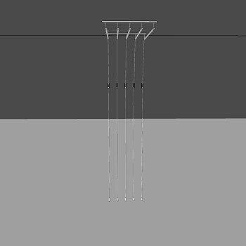 现代晾衣架草图大师模型，晾衣架SU模型下载