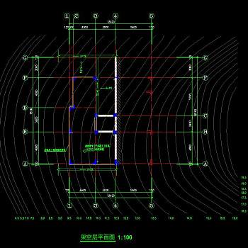 全套别墅CAD施工图，别墅建筑平面图下载