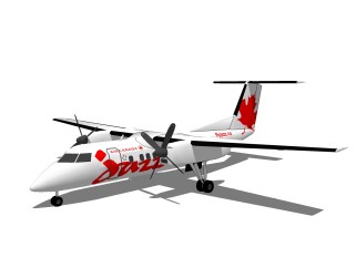 现代飞机免费su模型，现代飞机sketchup模型，飞机草图大师素材下载