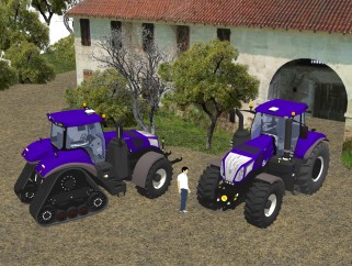 现代农业机械设备skp模型，农用机械草图大师模型下载