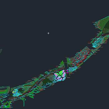 南站绿轴项目景观CAD施工图,cad建筑图纸免费下载