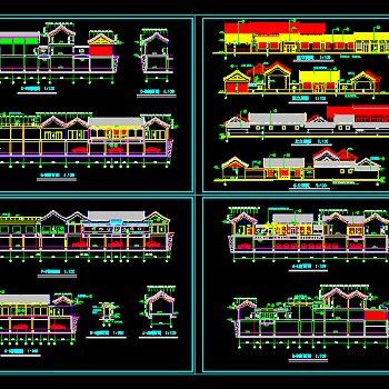 古建CAD施工图，古建筑CAD图纸下载