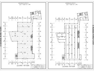 郑场广场布局平面图,购物中心CAD图纸下载