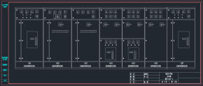 低压开关柜CAD设计图，低压开关CAD图纸下载