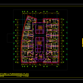 五星级酒店总统套房CAD施工图，酒店CAD施工图纸下载