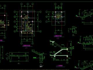 3层框架结构别墅全套结构施工图，别墅建筑工程下载