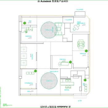 现代毕加索地板店面施工图dwg文件下载