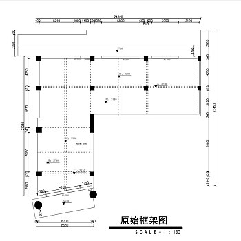 李不管把把烧烤店施工图