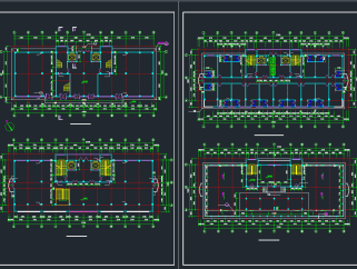 商业综合楼CAD施工图，办公空间CAD施工图纸下载