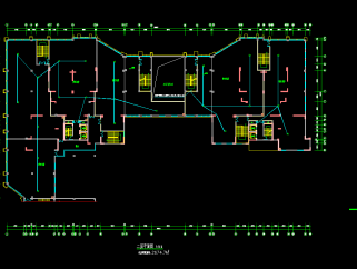 二类高层商住楼群强弱电建筑方案设计，商住楼电气CAD施工图下载