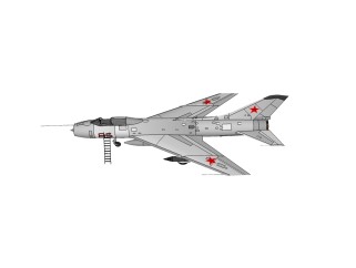 现代苏联SU-7装配匠战斗机草图大师模型，装配匠战斗机su模型下载