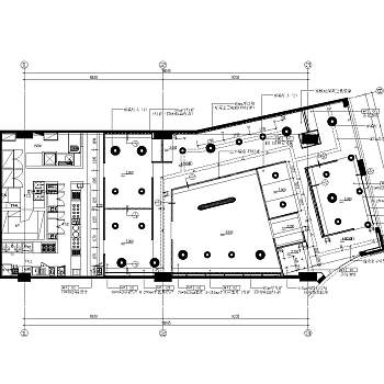 中餐厅餐饮机电图+施工图+效果图方案