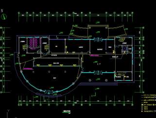 某地供电局6层办公楼电气设计CAD施工图，办公楼电气施工CAD图纸下载