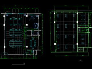 大型办公酒店CAD施工图，酒店CAD建筑图纸下载