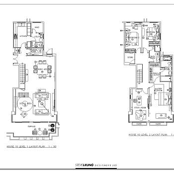 香港浅水湾道56-10号示范单位施工图及实景CAD施工图套图，CAD建筑图纸下载