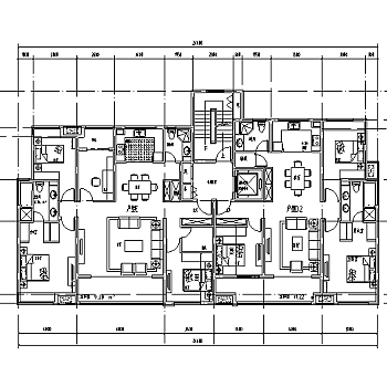 高级住宅建筑图纸