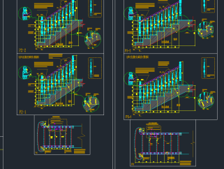 楼梯CAD图库，楼梯CAD施工图纸下载