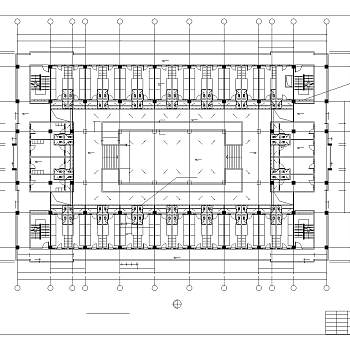 工厂餐厅及宿舍楼建筑、结构施工图免费全套下载