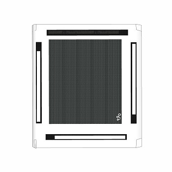 现代空调免费su模型，空调草图大师模型下载