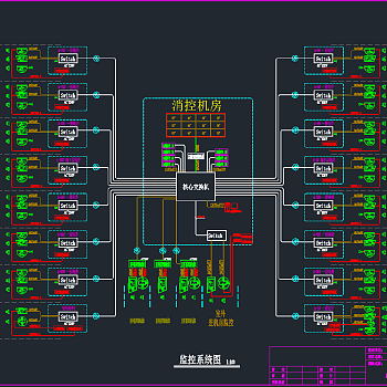 原创小区智能化系统CAD施工图，智能化系统CAD施工图纸下载