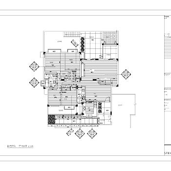 无锡太湖国际社区样板房B1、B2、B5CAD装修图套图，样板房CAD建筑图纸下载