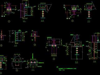 原创全新钢梯CAD素材，全新钢梯CAD施工图下载