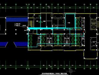 医院病房电气CAD设计图纸，医院病房电气CAD施工图下载