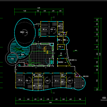 整套幼儿园CAD施工图，幼儿园CAD建筑图纸下载