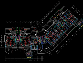 15万平住宅小区建筑群含商业电气施工图，小区建筑电气CAD图纸下载