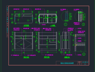 原创酒柜展柜全套详细的CAD图库，酒柜展柜CAD图纸下载